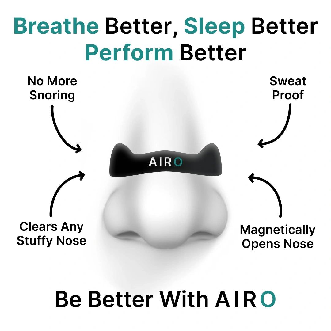 The New Standard In Breathing — Eliminate nasal blockage, reduce snoring, and boost airflow for peak exercise performance and restful sleep.