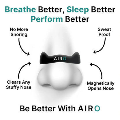 The New Standard In Breathing — Eliminate nasal blockage, reduce snoring, and boost airflow for peak exercise performance and restful sleep.